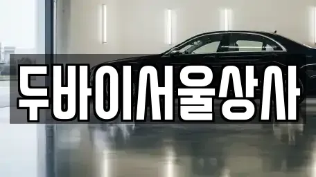 전북 전주시 덕진구 덕진동2가 중고차 전문 두바이서울상사