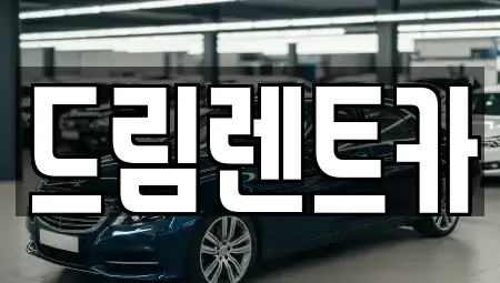 전북 전주시 완산구 서노송동 렌트카 전문 드림렌트카