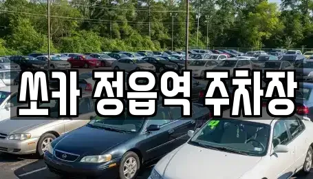 전북 정읍시 공평동 렌트카 전문 쏘카 정읍역 주차장