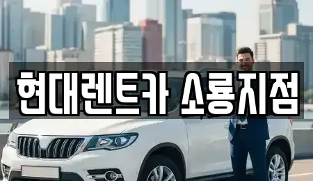 전북특별자치도 군산시 산북동 렌트카 전문 현대렌트카 소룡지점