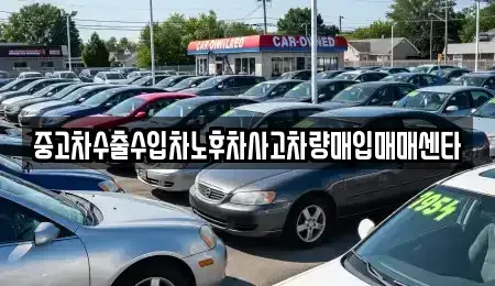 전북특별자치도 김제시 황산동 중고차매입 전문 중고차수출수입차노후차사고차량매입매매센타