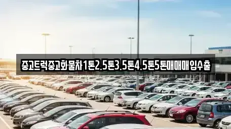 전북특별자치도 김제시 황산동 중고차매입 전문 중고트럭중고화물차1톤2.5톤3.5톤4.5톤5톤매매매입수출