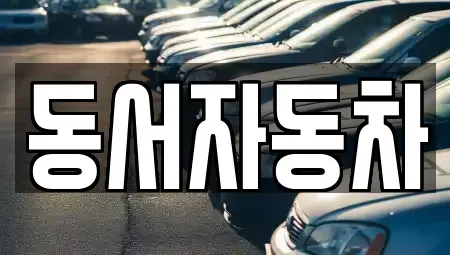 전북특별자치도 남원시 산내면 중고차매매 전문 동서자동차