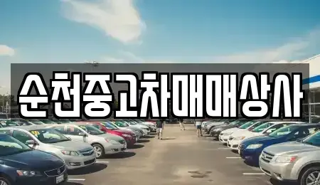 전북특별자치도 남원시 왕정동 중고차매매 전문 순천중고차매매상사