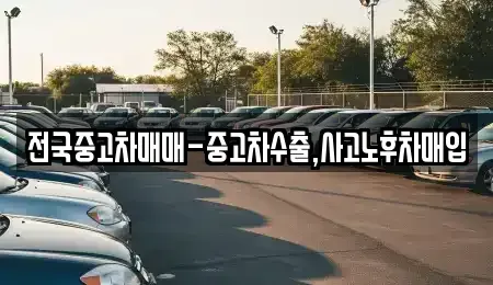 전북특별자치도 남원시 왕정동 중고차매입 전문 전국중고차매매-중고차수출,사고노후차매입