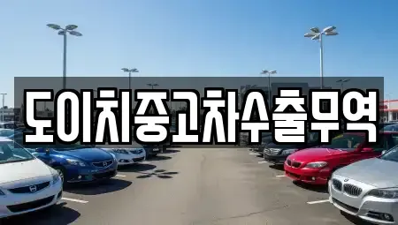 전북특별자치도 전주시 덕진구 중동 중고차매매 전문 도이치중고차수출무역