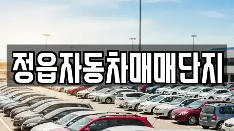 전북특별자치도 정읍시 소성면 중고차 전문 정읍자동차매매단지