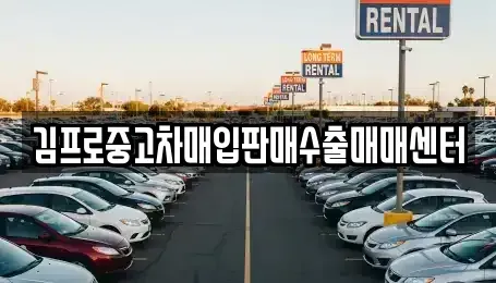 제주 서귀포시 남원읍 중고차매입 전문 김프로중고차매입판매수출매매센터