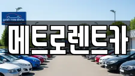 제주 제주시 도평동 렌트카 전문 메트로렌트카