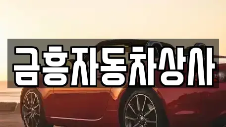 충남 공주시 신관동 중고차매매 전문 금흥자동차상사