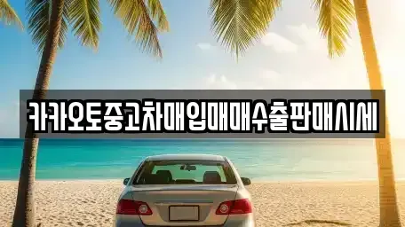 충남 공주시 월미동 중고차매입 전문 카카오토중고차매입매매수출판매시세