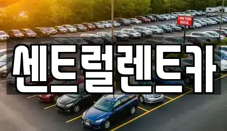 충남 당진시 시곡동 렌트카 전문 센트럴렌트카