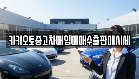 충남 당진시 정미면 중고차매입 전문 카카오토중고차매입매매수출판매시세