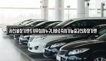 충남 부여군 장기렌트카 전문 저신용장기렌트카무심사누구나바로즉시가능중고신차장기렌