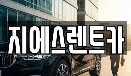 충남 천안시 동남구 렌트카 전문 지에스렌트카