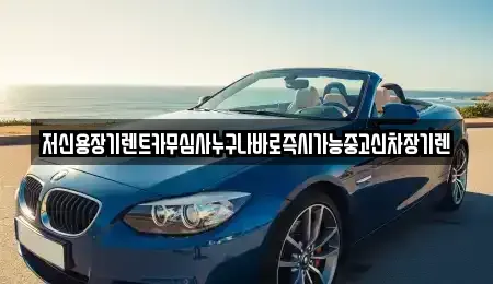 충남 천안시 동남구 장기렌트카 전문 저신용장기렌트카무심사누구나바로즉시가능중고신차장기렌