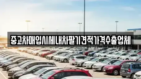 충북 단양군 가곡면 중고차매입 전문 중고차매입시세내차팔기견적가격수출업체