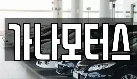 충북 제천시 고암동 중고차 전문 가나모터스
