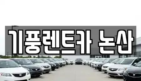 충청남도 논산시 렌트카 전문 기풍렌트카 논산