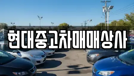 충청남도 논산시 중고차매매 전문 현대중고차매매상사