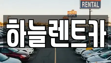 충청남도 보령시 동대동 렌트카 전문 하늘렌트카