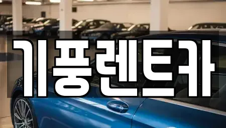 충청남도 서산시 석림동 렌트카 전문 기풍렌트카