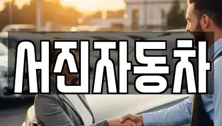 충청남도 서산시 석림동 중고차 전문 서진자동차