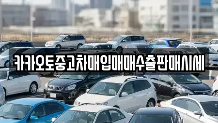 충청남도 서산시 석림동 중고차매입 전문 카카오토중고차매입매매수출판매시세