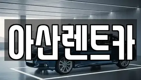 충청남도 아산시 송악면 렌트카 전문 아산렌트카