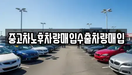 충청남도 예산군 고덕면 중고차매입 전문 중고차노후차량매입수출차량매입