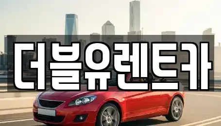 충청남도 예산군 덕산면 렌트카 전문 더블유렌트카