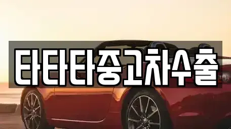 충청북도 음성군 삼성면 중고차매매 전문 타타타중고차수출